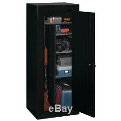 Convert 18 Gun Security Cabinet Safe Rifle Gun Ammo Adjustable Storage Shelves