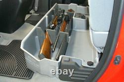 DU-HA For 07-18 Toyota Tundra Double Cab Black 60051 Underseat Storage Gun Case