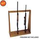 Durable Wooden Standing Rifle Rack Holds 7 Storage Firearm Long Guns Shotguns