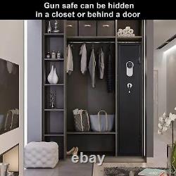 Digital Gun Rifle Safe Wide-Angle Opening and Closing 180° Gun Storage Cabinet