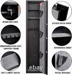 Digital Gun Safe 3-5 Rifle Gun Storage Long Gun Safes for Home Rifle and Pistols