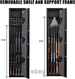 Digital Gun Safe 3-5 Rifle Gun Storage Long Gun Safes for Home Rifle and Pistols