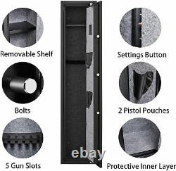 Digital Keypad Gun Safe Rifles Firearms Handguns Steel Security Storage Cabinet
