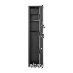 Digital Lock Gun Cabinet 5 Rifles & 3 Pistols with Internal storage box & light