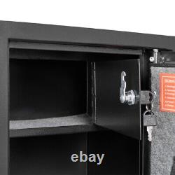 Digital Lock Gun Cabinet 5 Rifles & 3 Pistols with Internal storage box & light