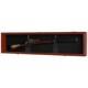 Displaygifts 43 Rifle Shotgun Display Case Wall Mounted Rack Gun Storage Cabinet