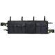 Double Gun Rack For Utv, Improve Style Gun Carrier Rifle Case Rear Storage Bag