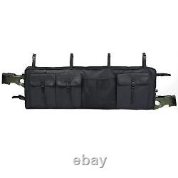 Double Gun Rack for UTV, Improve Style Gun Carrier Rifle Case Rear Storage Bag