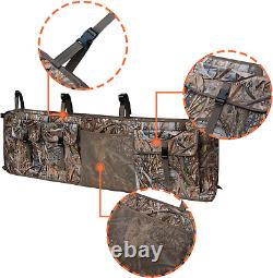 Double Gun Rack for Utv, Improve Style Gun Carrier Rifle Case Rear Storage Bag Ro