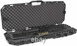 Double Rifle Hard Case Box Two Scoped Gun Shotgun Safe Storage Foam Padded 2 NEW