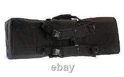 Drago 12-301BL MOLLE Black 36 Double Gun Tactical Rifle Soft Case