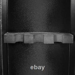 Durable Gun Safe Box 3 Rifle Shotgun Security Cabinet Key Locker Storage Box US