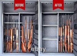 Efficient Rifle Rods Starter Kit for Secure Gun Storage and Maximum Space Use