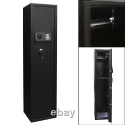 Electronic Gun Rifle Storage Lock Safe Safe Box Depository Steel Metal Vault US