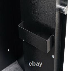 Electronic Gun Safe Cabinet 4/5 Rifles Steel Security Storage Digital Lockers
