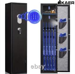 Electronic Large High Capacity Iron Metal Gun Safe With Rifle Racks & Shelves