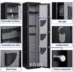 Electronic Large High Capacity Iron Metal Gun Safe With Rifle Racks & Shelves