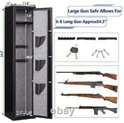 Electronic Large High Capacity Iron Metal Gun Safe With Rifle Racks & Shelves