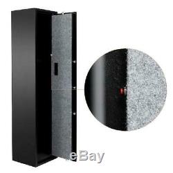 Electronic Lock 5-Gun Rifle Safe Large Security Storage Cabinet Locker & Loc