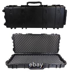 Emperor RifleShotgun Hard Gun Case Carry Storage Box Padded, waterproof, wheels