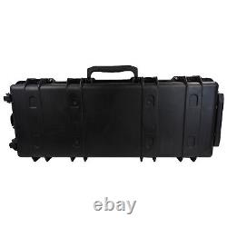 Emperor RifleShotgun Hard Gun Case Carry Storage Box Padded, waterproof, wheels