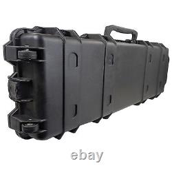 Emperor RifleShotgun Hard Gun Case Carry Storage Box Padded, waterproof, wheels