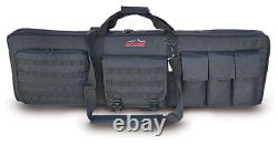 Explorer Large 3 Rifles Soft Carry Case with Shooting Mat YKK Backpack Strap