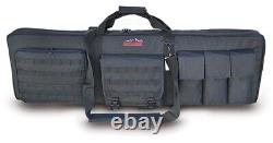 Explorer Wheeled Large 3 Rifles Soft Carry Case with Shooting Mat YKK Backpack