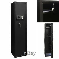FCH Electronic 5 Rifle Gun Safe Large Firearms Storage Cabinet with Lock Box US