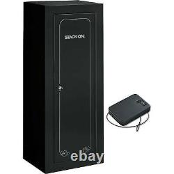 FIREARM GUN SAFE STORAGE CABINET 22 Rifles Security Locker Shelf Shotgun Pistol