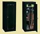Firearm Storage Cabinet 22 Gun Security Rifle Shotgun Rack Steel Black Safe New