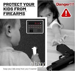 Fingerprint 6-8 Biometric Gun Safe Rifle, Large Gun Safes for Home Rifle & pistol