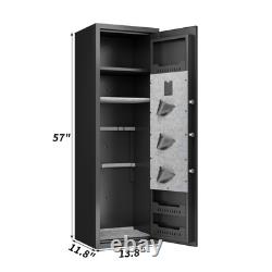 Fingerprint Gun Safe For Home Quick Access Secure Storage For Rifles