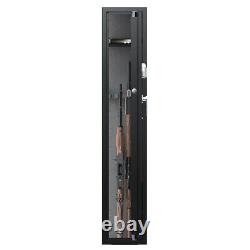 Fingerprint Gun Safe Rifle Shotgun Firearm Storage Cabinet Case Heavy Duty Steel