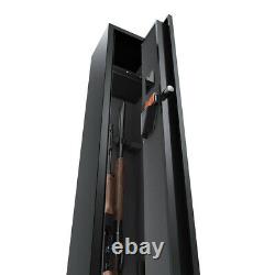 Fingerprint Gun Safe Rifle Shotgun Firearm Storage Cabinet Case Heavy Duty Steel