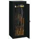 Firearm Storage Cabinet 18 Gun Security Rifle Shotgun Rack Steel Black Safe