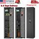 Firearm Storage Cabinet 6 Gun Security Rifle Shotgun Rack Steel Black Safe New