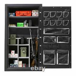 Fireproof Safe Storage for Gun Rifle w BRASS Dial Lock 72x40x27 GARAGE DELIVERY