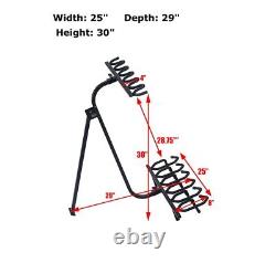 Folding Rifle Rack Freestanding For Floor, 2 Gun Storage Racks For 12 Guns