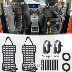 For Vehicle Seat Back Organizer Rifle Gun Rack Tactical Modular Storage Platform