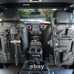 For Vehicle Seat Back Organizer Rifle Gun Rack Tactical Modular Storage Platform