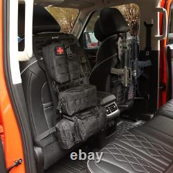 For Vehicle Seat Back Organizer Rifle Gun Rack Tactical Modular Storage Platform