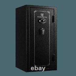 Fortress 22-Gun Combination Lock Large Steel Security Rifle Storage Cabinet Safe