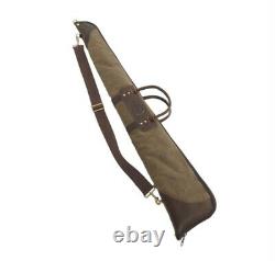 Frost River Gun Rifle Case Waxed Canvas Brown Leather
