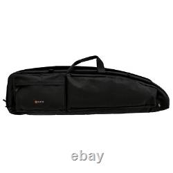 GPS Double Bolt Rifle Case Black 50 Soft Case Fits Scoped Rifles Secure Storage
