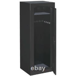 GUN SAFE 18-Gun Security Storage Cabinet Convertible Adjustable Shelving Black