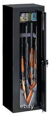 GUN SAFE CABINET 10 Rifles Security Storage Locker Shelf Rack Shotgun Pistol NEW