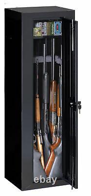 GUN SAFE CABINET Firearm 10 Rifles Security Storage Locker Shelf Shotgun Pistol