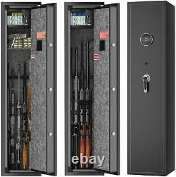 GUN SAFE CABINET Firearm 6 Rifles Security Storage Locker Shelf Shotgun Pistol