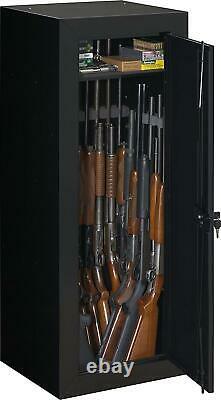 GUN SAFE CABINET Firearm Storage Shotgun 22 Rifles Steel Security Locker Shelf